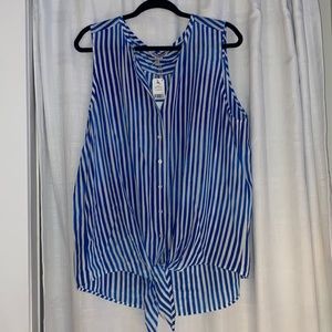 Tommy Bahama Marina Stripe Shell Indigo Coast